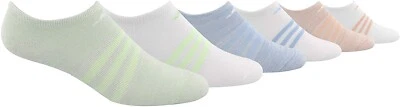 Paquete de 6 calcetines Adidas para niños y niñas 247774 Superlite No Show talla M 13C-4Y Foto 1 de 3