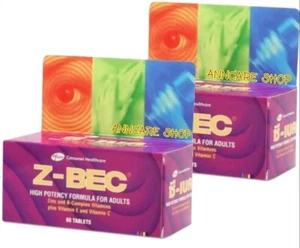 2 Bottles Z-BEC Multivitamins High Potency Formula For Adults 60 Tablets - Picture 1 of 12