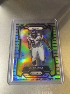 Prueba de prensa Panini Prizm John Randle 2023 Minnesota Vikings Salón de la fama - Imagen 1 de 2