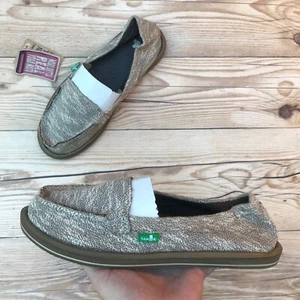 *New* Sanuk Shorty Yoga Women’s Size 7 Oatmeal *RARE* - Picture 1 of 20