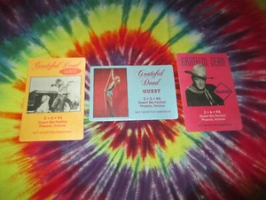 LOTTO GRATEFUL DEAD BACKSTAGE PASS DESERT SKY PAVILION PHOENIX MARZO 3/4+5+6/1994 - Foto 1 di 2