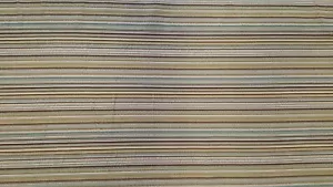 Rabatt Stoff JACQUARD Braun, Sellerie Grün & Aqua Streifen Gardinenstoff - Bild 1 von 1