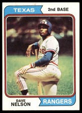 1974 Topps Dave Nelson #355 NM Or Better Texas Rangers