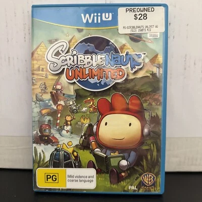 Scribblenauts Unlimited Wii U WiiU Game - No Instructions - Image 1 of 4