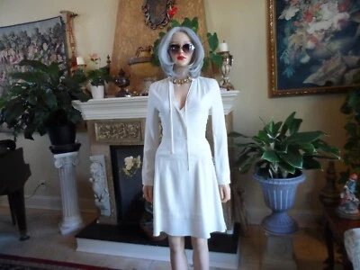 Vestido Proenza Schouler Marfil Blanco Sobrepelliz Línea A Talla 2 Foto 1 de 4