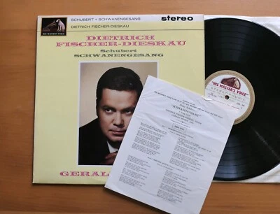 ASD 544 ED1 Schubert Shwanengesang Fischer-Dieskau Gerald Moore HMV 1st W/G NM - Image 1 of 4