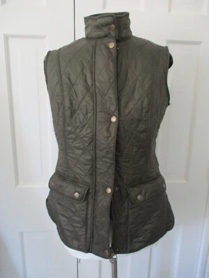 Chaleco para mujer Barbour Wray LGI0017OL51 oliva EE. UU. 8 Foto 1 de 4