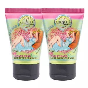 Barefoot Venus Coconut Kiss Mini Instant Hand Repair Cream 1 Ounce (2 Pack) - Picture 1 of 8