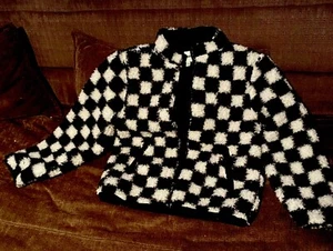 VANS Checkerboard Sherpa Fleece New Youth XL - Picture 1 of 9