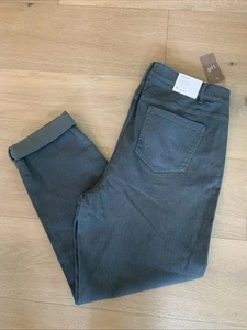 Women’s J Jill Straight Leg Boyfriend Jeans Pine Green Size 16 Regular NWT $89 - Picture 1 of 5