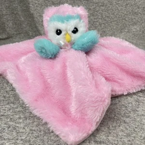 Manta de seguridad Bass Pro Shops Lovey Pink Owl azul agosto 2018 peluche para bebé - Imagen 1 de 10