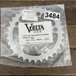 Vuelta USA 32T 94 BCD 5-Bolt Chainring CNC Silver USA Made NOS New 9432A - Picture 1 of 7
