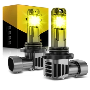 AUXBEAM HB4 9006 LED Bombilla Antiniebla Lámpara de Conducción Amarillo 3000K Alta Potencia Sin Ventilador - Imagen 1 de 12