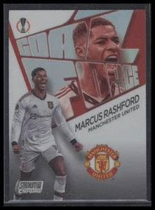 2022-23 Stadium Club Chrome UEFA Club Comp #GF-MR Marcus Rashford Goal Force - Picture 1 of 2