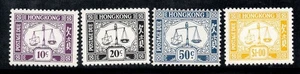 Hong Kong 1976 Michel 22-25 nuovo di zecca 100% affrancatura - Foto 1 di 1