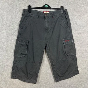 Joe Browns Shorts Mens W34 Grey Cargo Utility Military Over The Knee - Picture 1 of 11