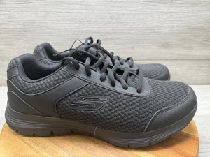 Skechers Men's Arch Comfort Shoes Sneakers Lace Up Size 10 Wide. - Picture 1 of 8