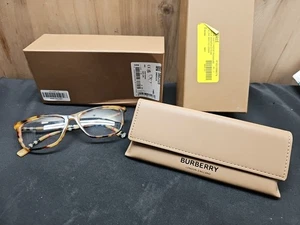 BURBERRY BE2326 3890 Dark Havana Square Women's 54 mm Eyeglasses - Picture 1 of 6