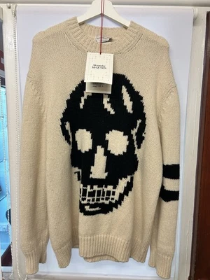 ALEXANDER McQUEEN Authentic "Skull" JUMPER SUPERB RARE PIECE With McQueen Labels - Image 1 of 4