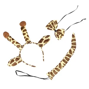 Giraffe Headdress Set Women's Child Hair Band Headband Costume Kids - Bild 1 von 12