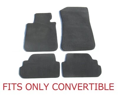 08 09 10 11 12 13 BMW 128I 135I ALFOMBRILLAS NEGRAS ALFOMBRILLAS FORROS USADO JUEGO OEM Foto 1 de 4