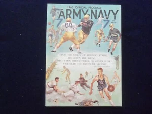 1965 NOVEMBER 27 ARMY-NAVY FOOTBALL PROGRAM - JFK MEMORIAL STADIUM - K 133 - Picture 1 of 12