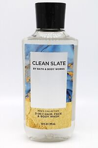 Bath and Body Works CLEAN SLATE For Men 3-in-1 Hair, Face & Body Wash 10 fl oz