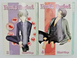 MANGA Fruits Basket Vol. 2 & 4 by Natsuki Takaya 1St Print Tokyopop 2004 Paper - Picture 1 of 8