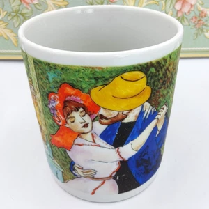 Chaleur Master Romantics Collection Mug Renoir Dance at Bougival D. Burrows 15oz - Picture 1 of 8