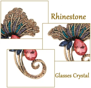 Mujeres Moda Corsé Broche Elegante Esmalte Pin Vintage Broche Pin Noble - Imagen 1 de 15
