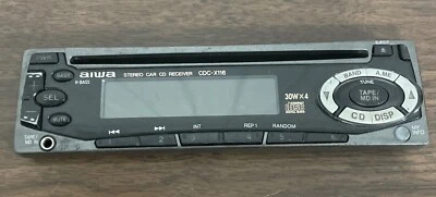 Aiwa CDC-X115 PLL Reproductor de CD sintetizado en tablero Receptor Reproductor Frontal Solo Cara Foto 1 de 2