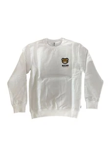 Moschino Felpa New Bear Interno Pail Bianca Felpe Unisex adulto Bianco Cotone... - Foto 1 di 2