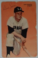 1953 Mother's Cookies Pacific Coast League PCL #39 Dick Smith Los Angeles Angels