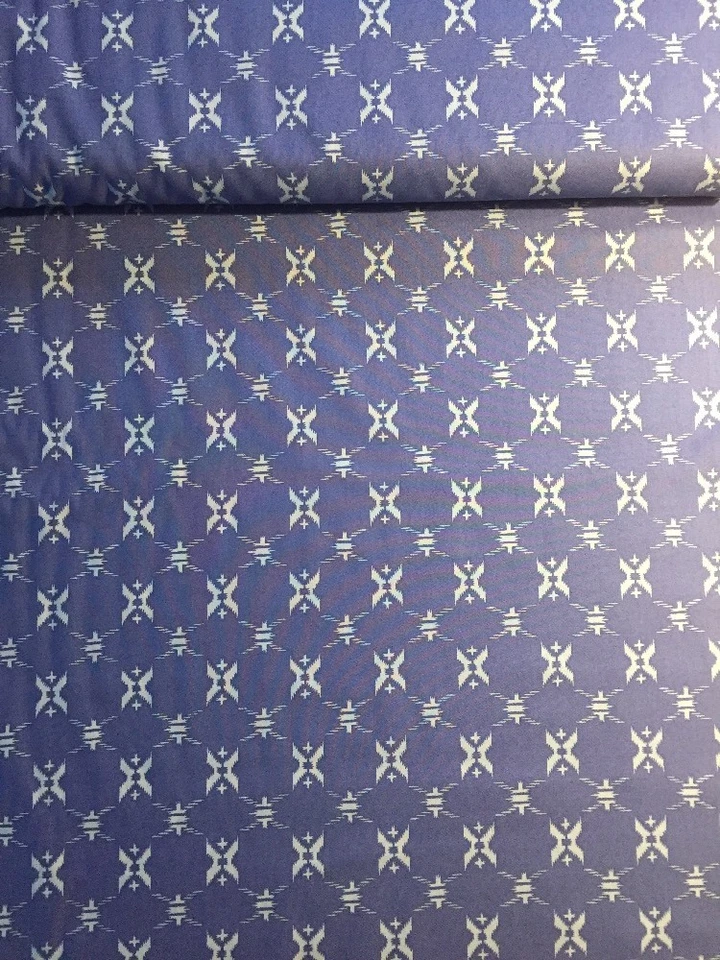 Patchworkstoff Baumwolle Free Spirit Katagami Parson Gray Pacific Blau Fabric - Bild 1 von 3