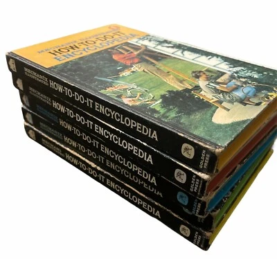 Mechanix Illustrated How-To-Do-It Encyclopedia - Vol. 1-5 Hardcover Books Foto 1 de 4