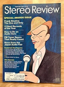 STEREO REVIEW Magazine FRANK SINATRA Cover Al Hirschfeld Art February 1984 - Imagen 1 de 3