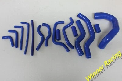 PARA JAGUAR XJS V12 XJ12 5.3L 1976-1996 SILICONA RADIADOR Y MANGUERA CALENTADOR AZUL Foto 1 de 4