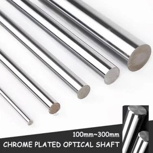 Steel Smooth Rod Optical Axis Round bar 100mm-300mm Cylinder Rail Linear Shaft - Picture 1 of 8