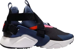 Nike Air Huarache City Strap Navy Black Pink Women Running Shoes AH6787-002 - Picture 1 of 5