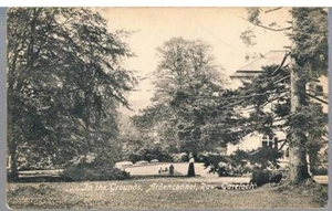 LOCAL POSTCARD IN THE GROUNDS OF ARDENCONNEL HOUSE ROW GARELOCH C1908 - Picture 1 of 2