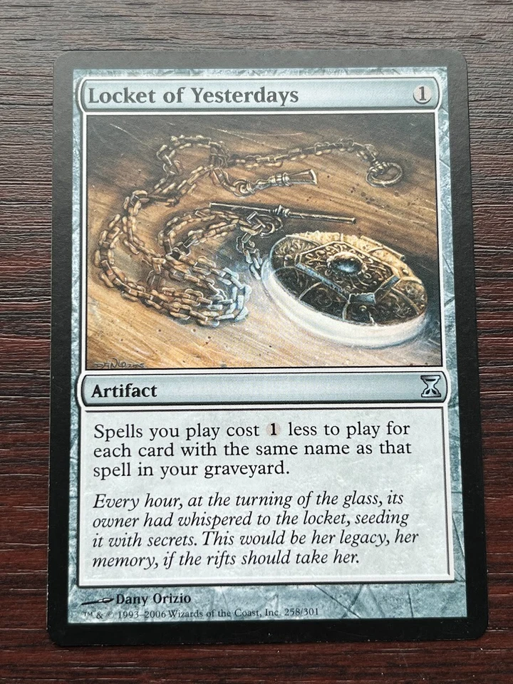 1x LOCKET OF YESTERDAYS - Time SPiral - MTG - Magic the Gathering - Image 1 of 1