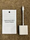 Apple Genuine Lightning to USB 3.0 Type-A Camera Adapter MK0W2AM/A ✅❤️️✅❤️️ NEW