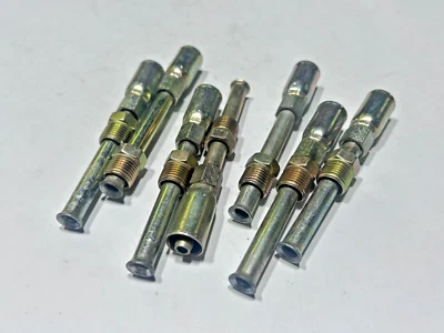 (7) WEATHERHEAD 04E-B05 1/4" Hose x 5/16" Inverted Male Swivel Straight Long - Image 1 of 4