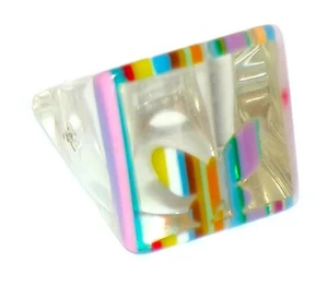 Sobral Rio + 20 Borboleta Regenbogen Schmetterling Künstler Made Statement Ring Größe 8,25 - Bild 1 von 6