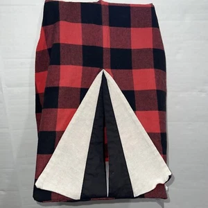 Corderos e hiedra búfalo carpa a cuadros tipi organizador de pañales apilador soporte camping - Imagen 1 de 6