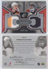 2005-06 SPx Winning Combos /350 Jay Bouwmeester Roberto Luongo #WC-FL HOF