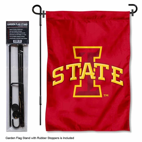 Iowa State University Garden Flag and Stand Pole Kit Cover