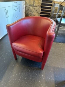 Moroso Rich, Sessel by Antonio Citterio, 1989 - Leder Ferrari Rot - Bild 1 von 6