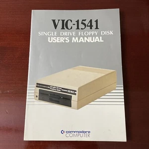 VIC-1541 Single Drive Floppy Disk User's Manual Commodore 64 1982 - Photo 1/2