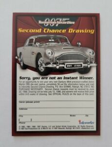 Inkworks James Bond Tomorrow Never Dies Second Chance Drawing Trading Card 